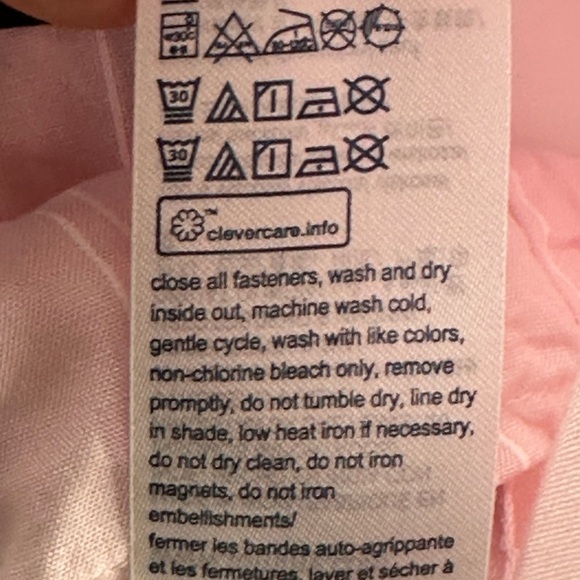 Tommy Hilfiger Long Sleeve Adaptive Magnet Closure Pinstripe Shirt - Pink - S/P - Picture 9 of 15